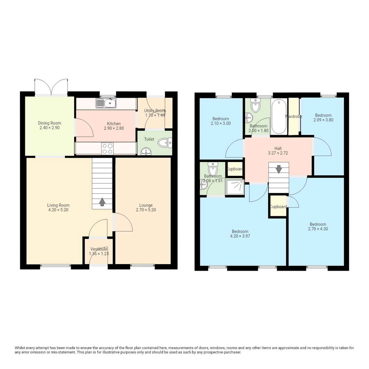 21, Basil Grove, Glasgow floorplan