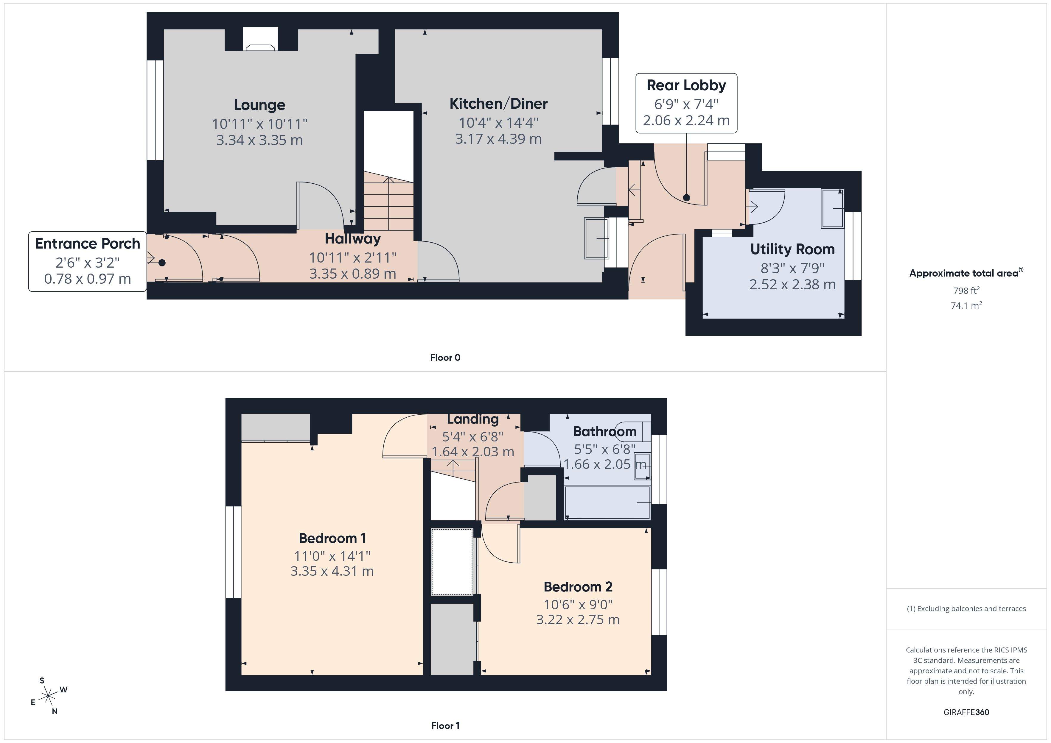 23, Millbay, Bridgwater floorplan