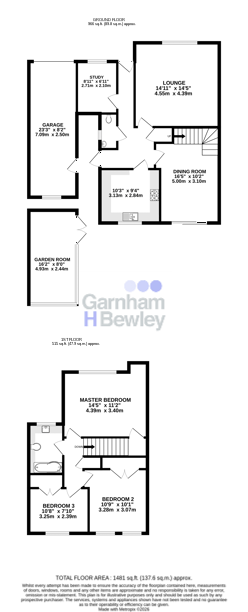 5, Blenheim Close, East Grinstead floorplan