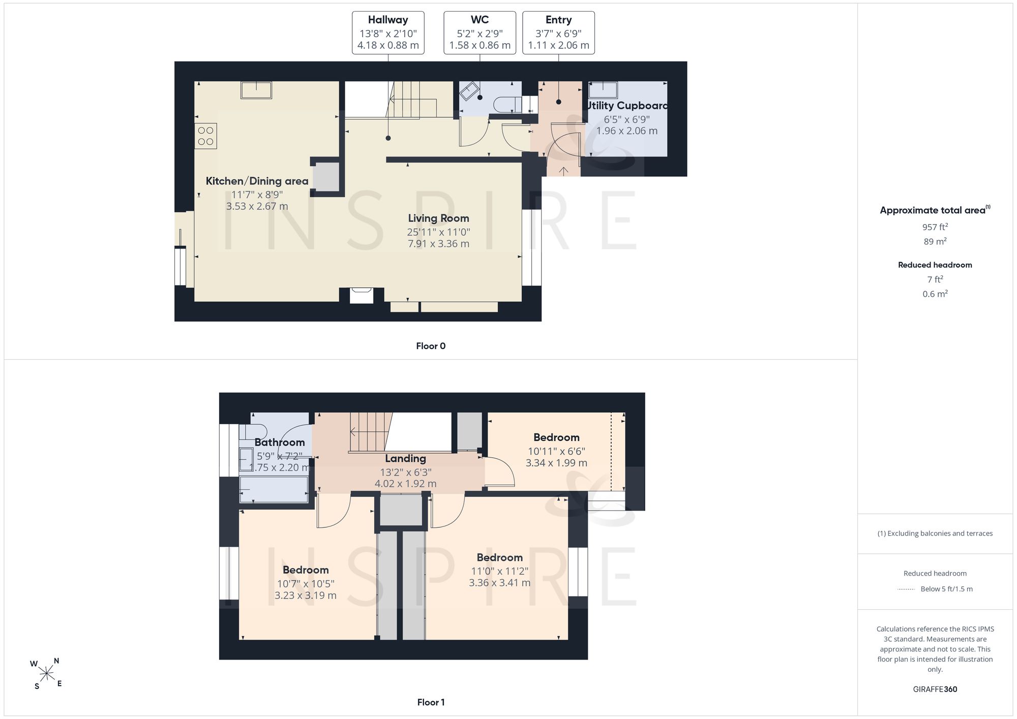 33 Waterfield Gardens, Crawley floorplan