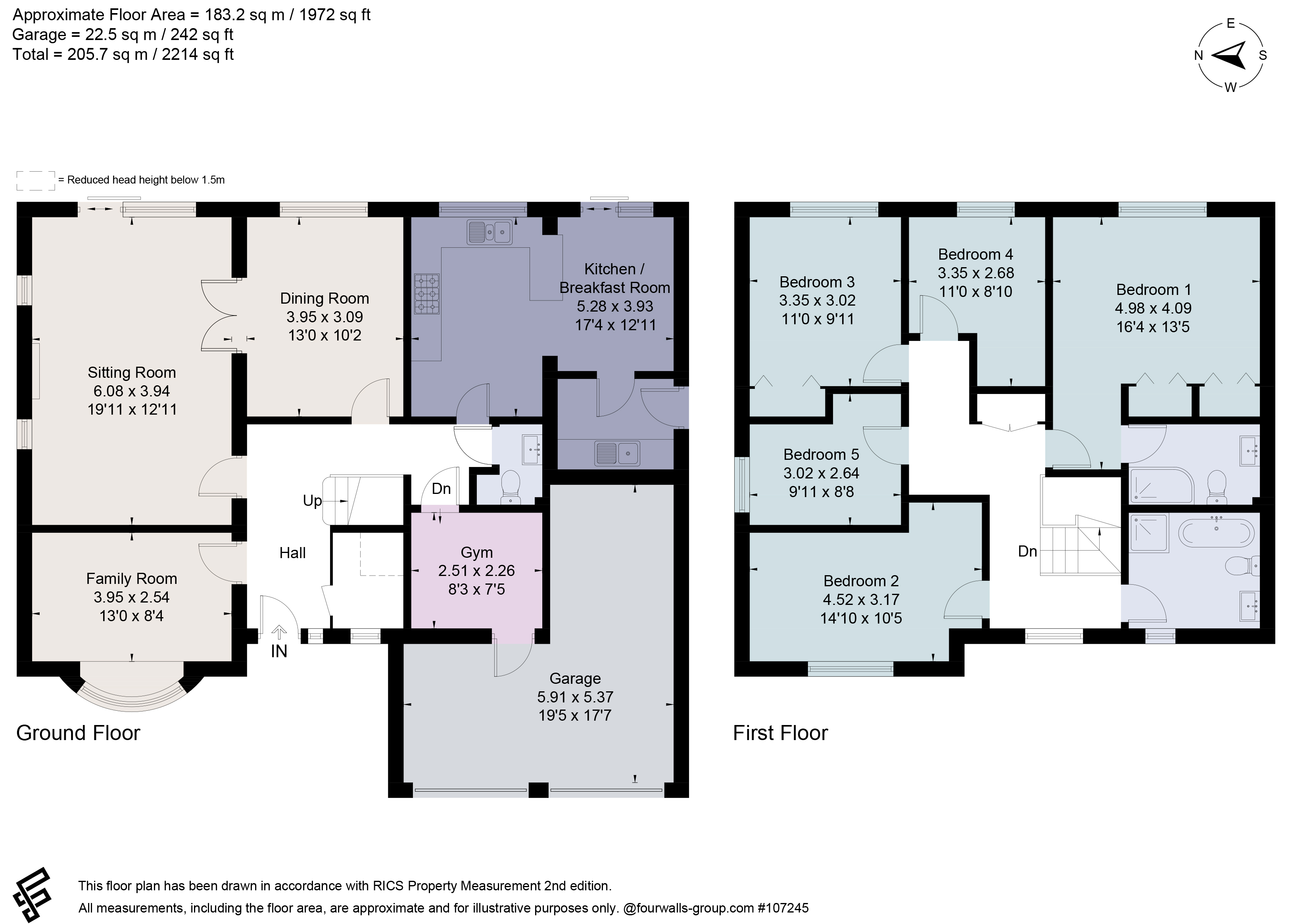 57, Joyce Close, Kent floorplan