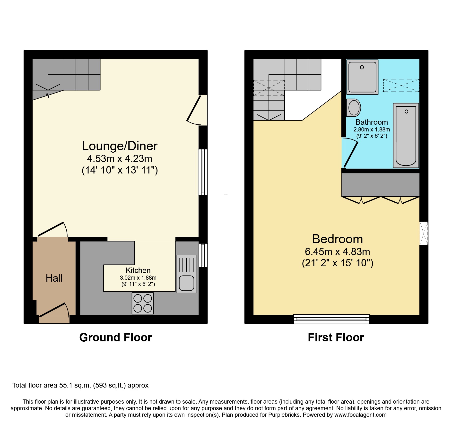 34a, Vale Road, Bournemouth floorplan