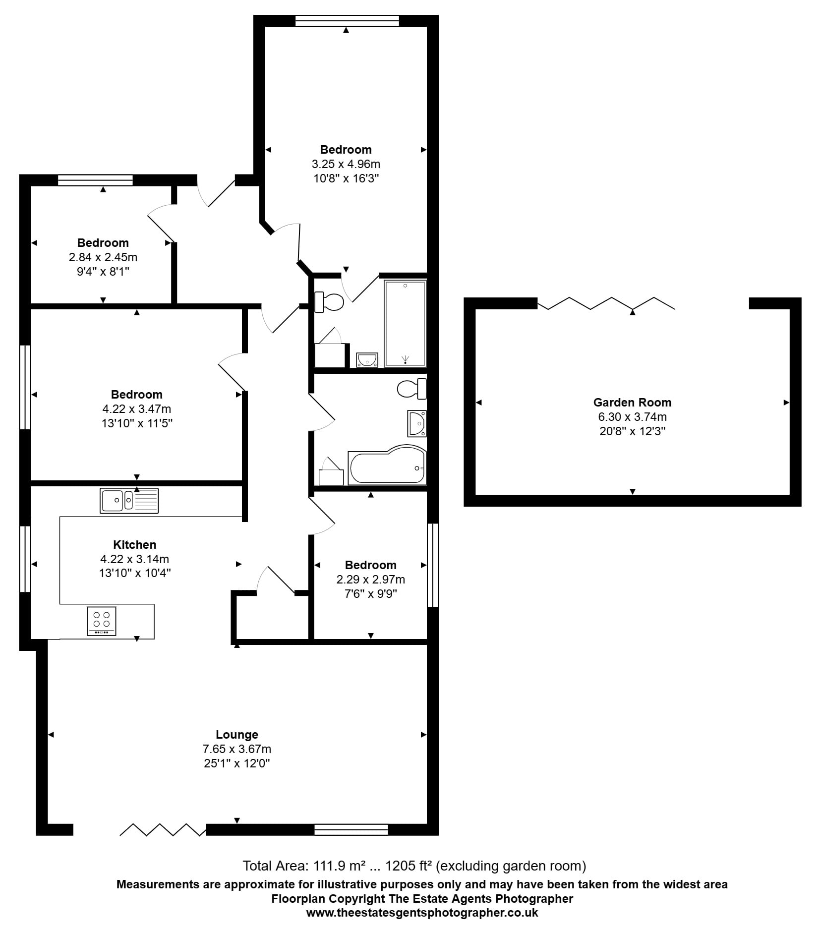 60, Manners Way, Southend-on-Sea floorplan