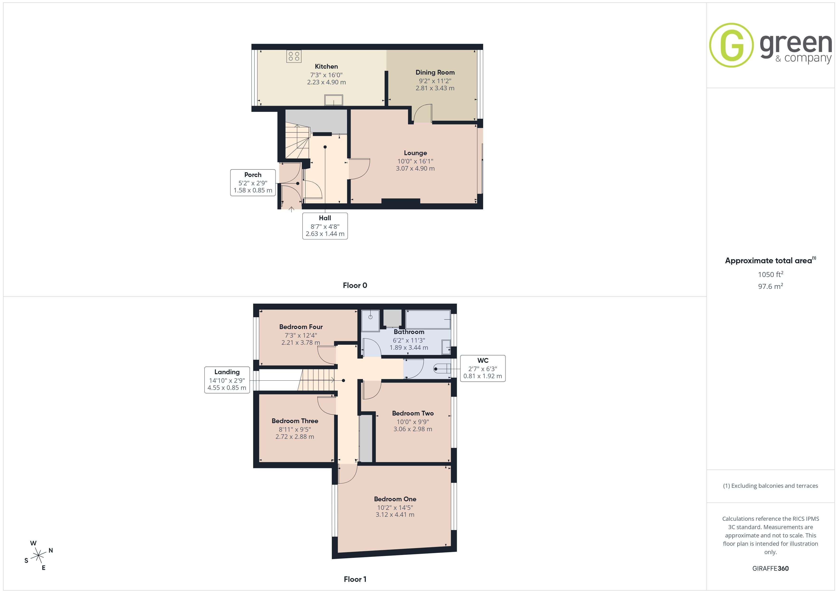 26, Carlton Mews, Solihull floorplan