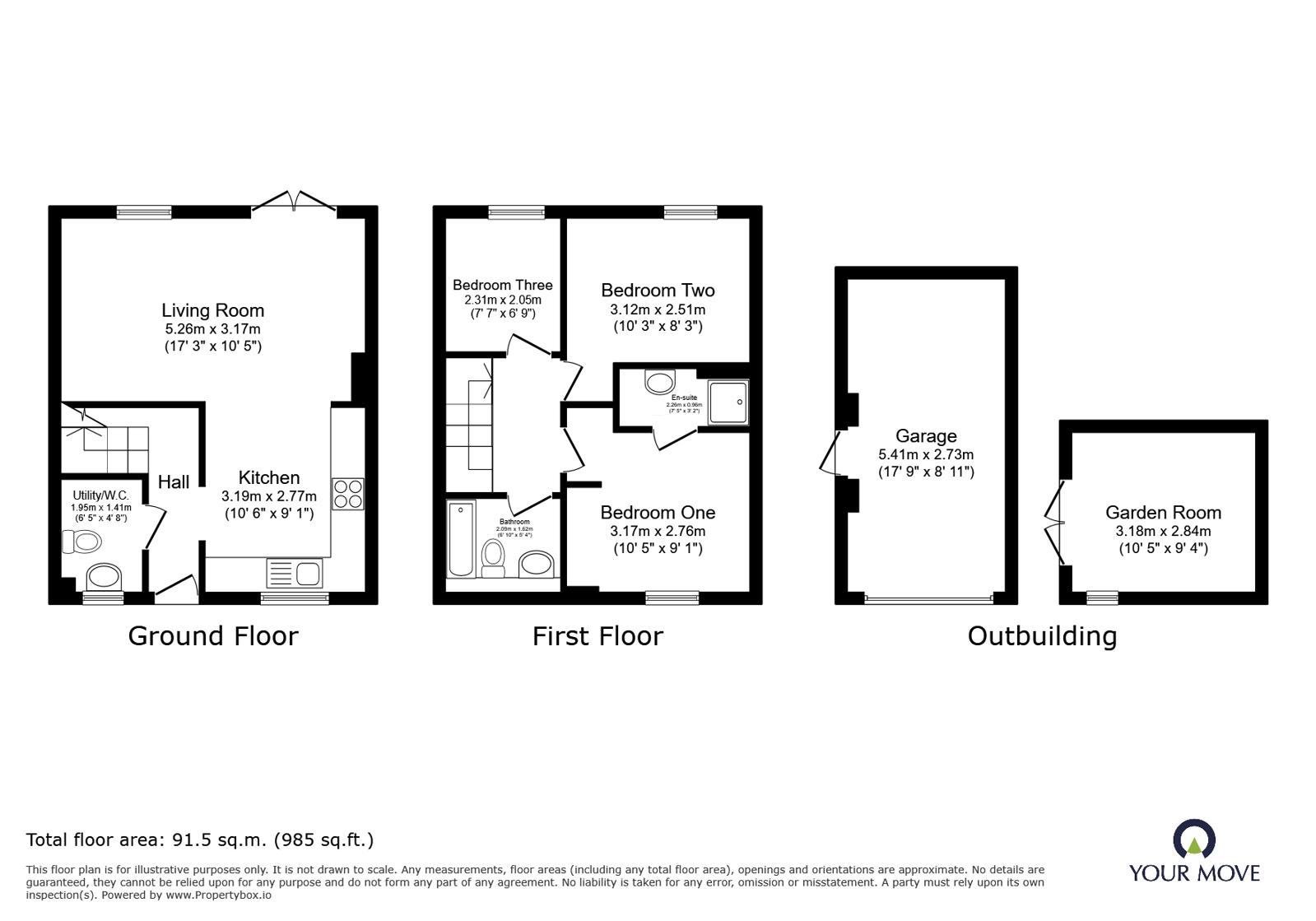 Dukes View, Telford floorplan