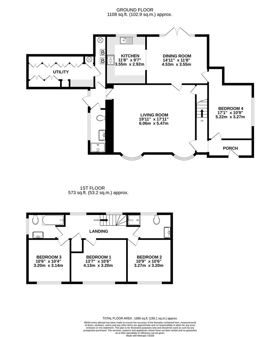 1, Caroline Close, West Drayton floorplan