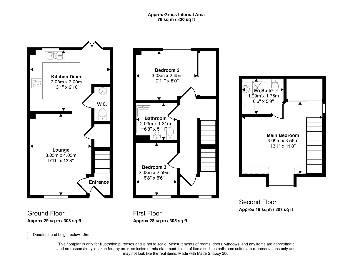 19 Greenvale Avenue, Newcastle upon Tyne floorplan
