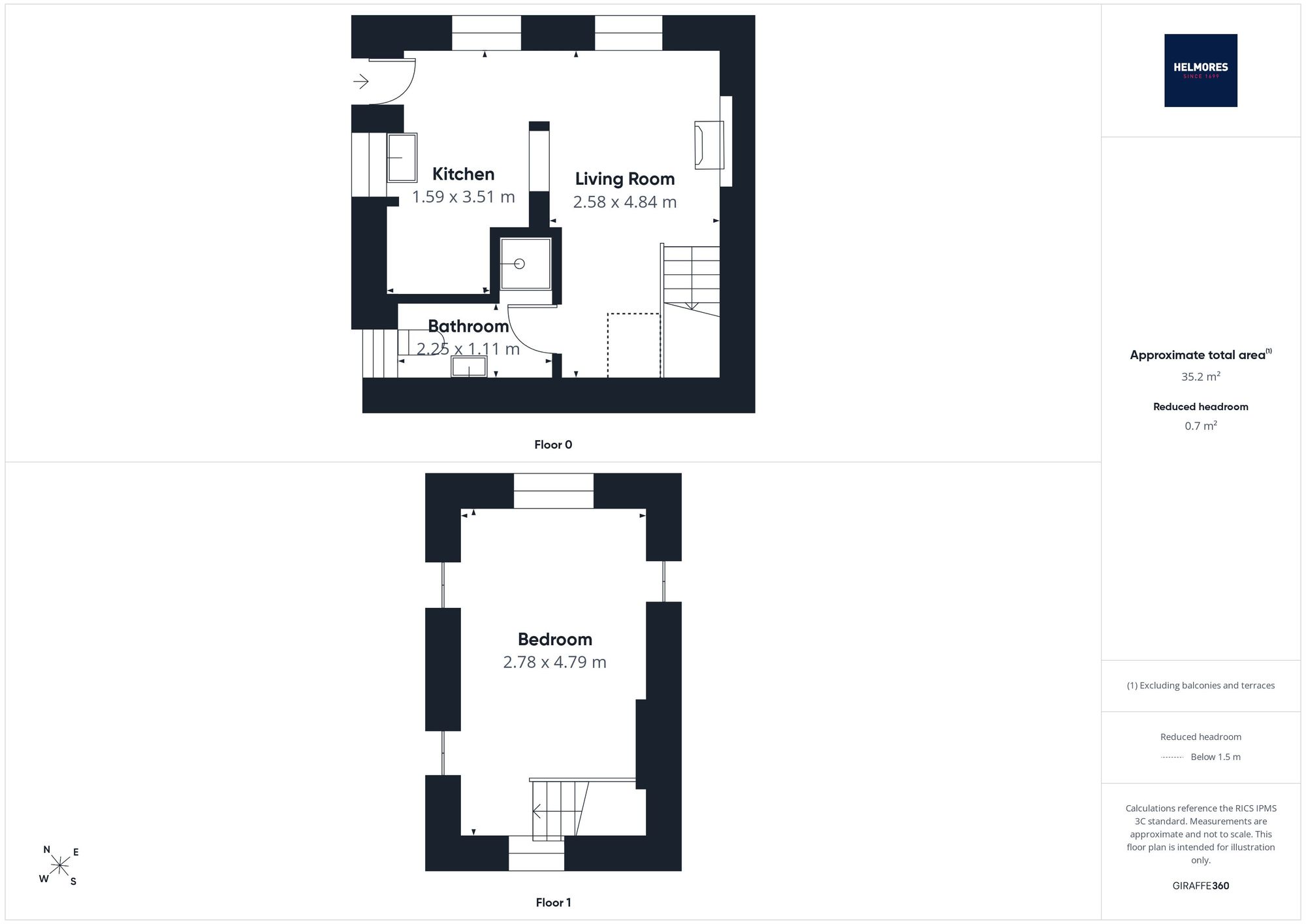 Serendipity, Winkleigh floorplan