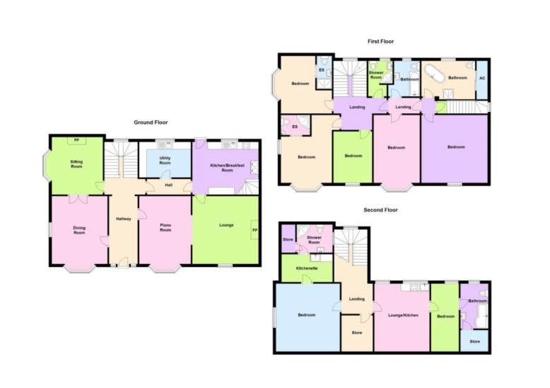 2, Settlands Hill, Haverfordwest floorplan