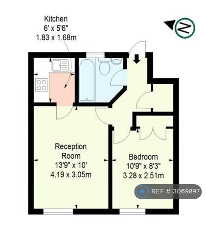 A Gloucester Road, London floorplan