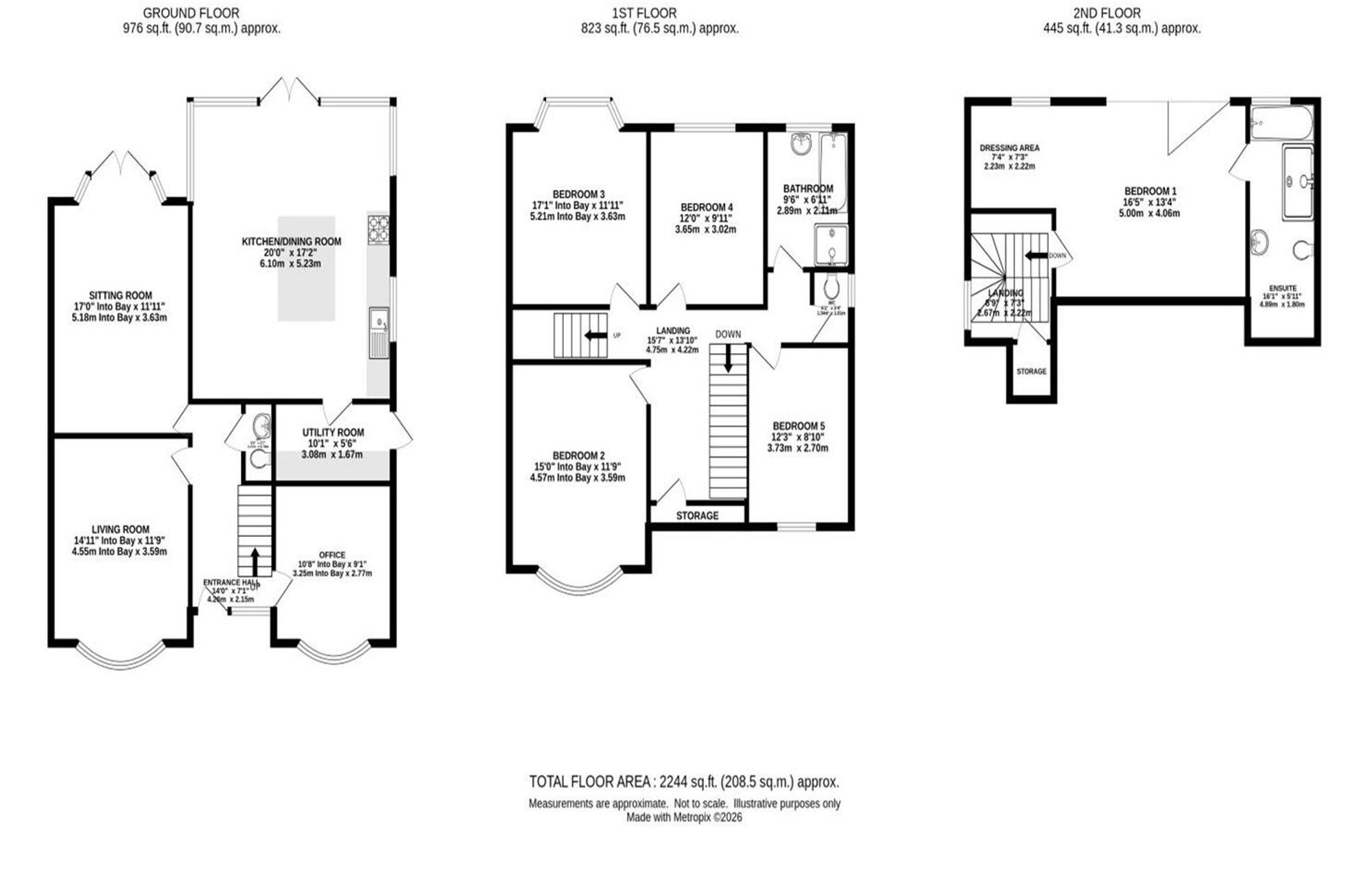 468 Parrs Wood Road, Manchester floorplan