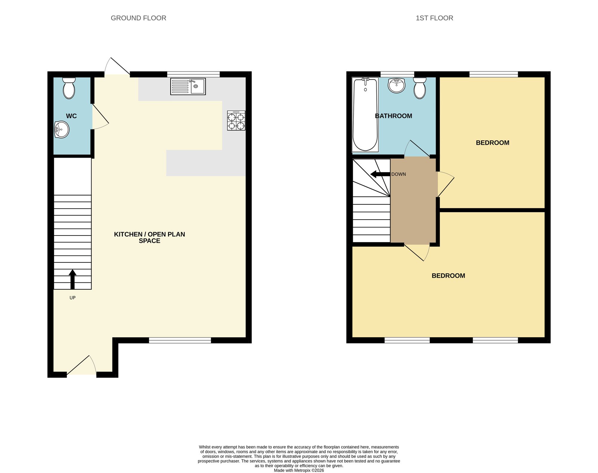 1a Lodge Court, Telford floorplan