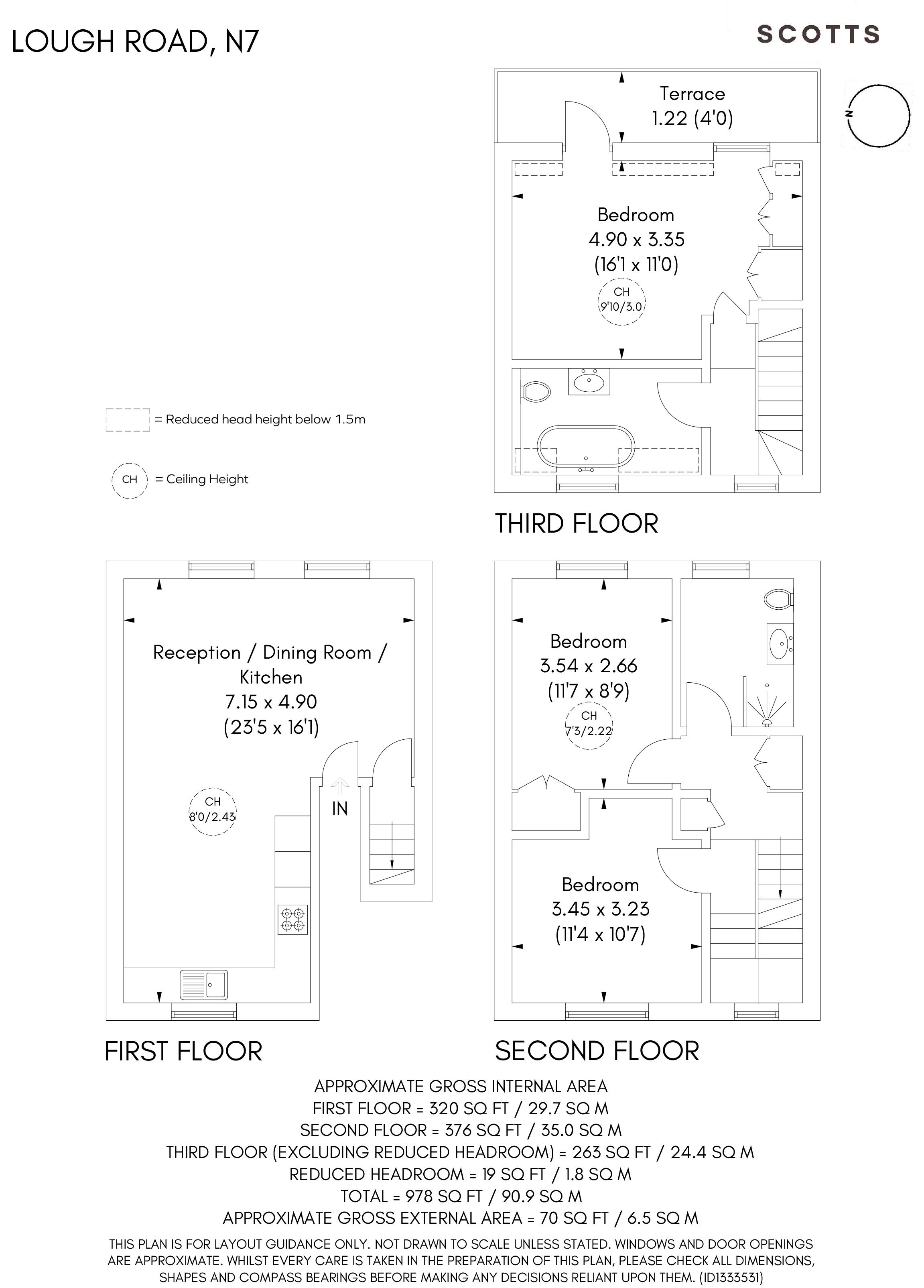 41b, Lough Road, London floorplan