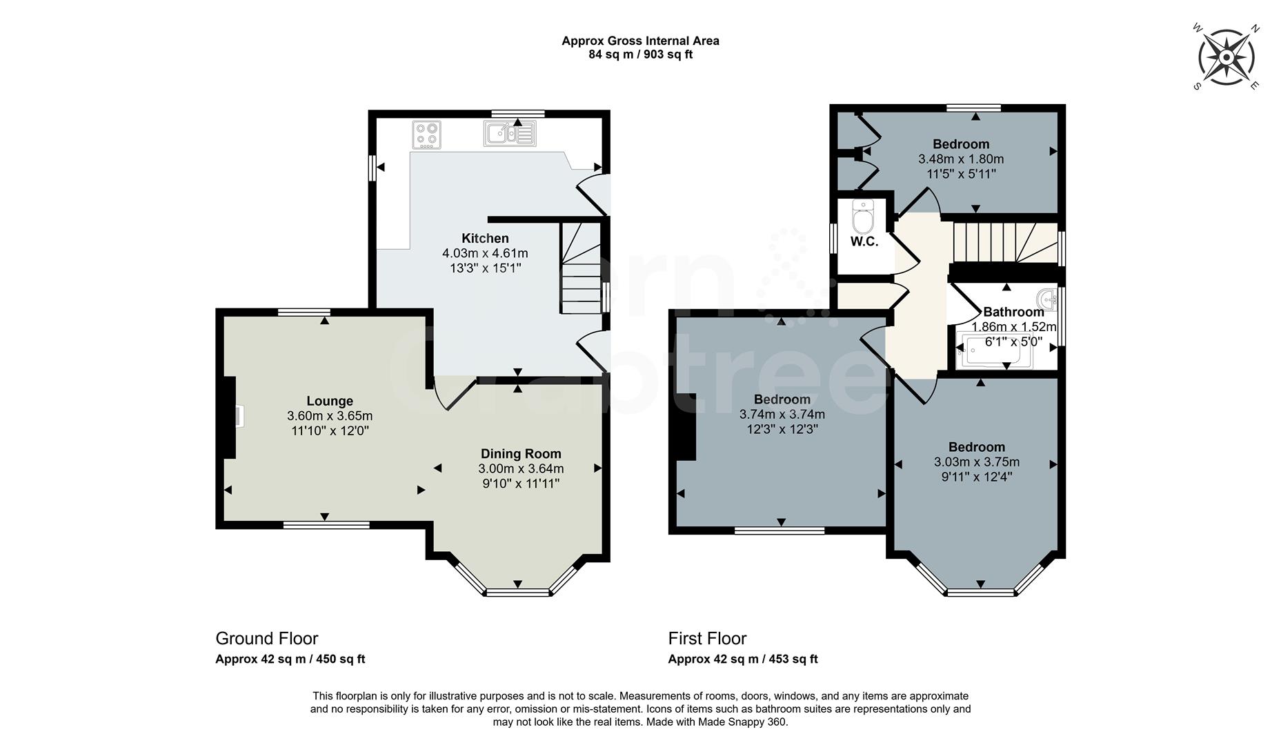 60, Caerau Lane, Cardiff floorplan