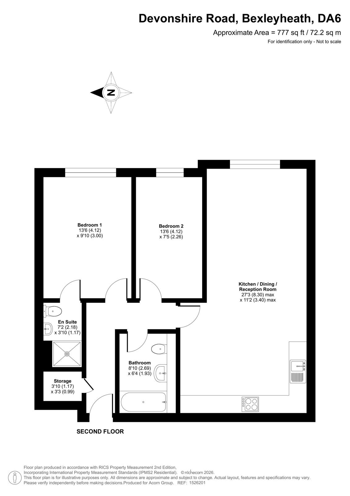 Flat 11, Bethany Lodge, 1, Devonshire Road, Bexleyheath floorplan