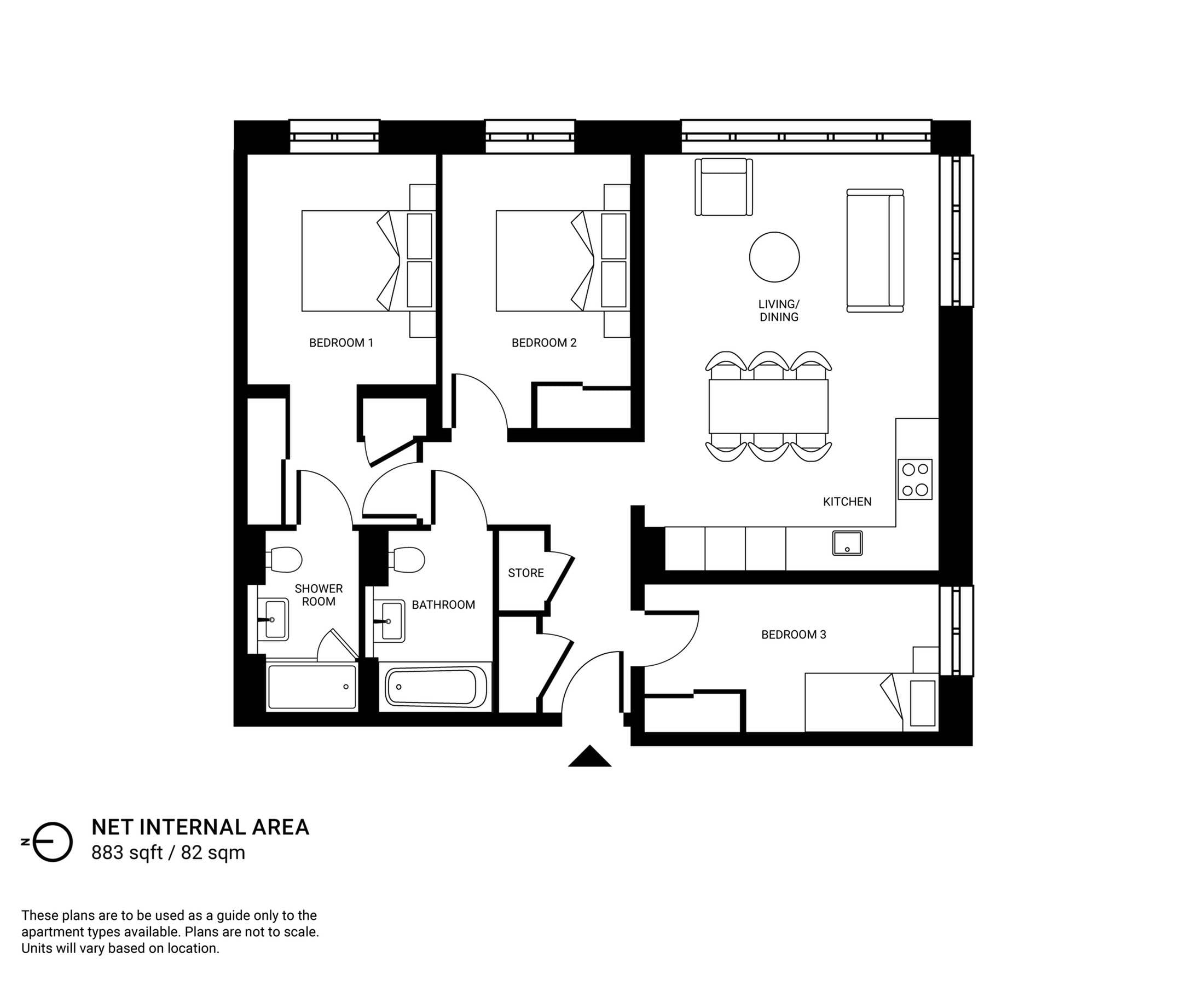 375, Grenan Square, London floorplan