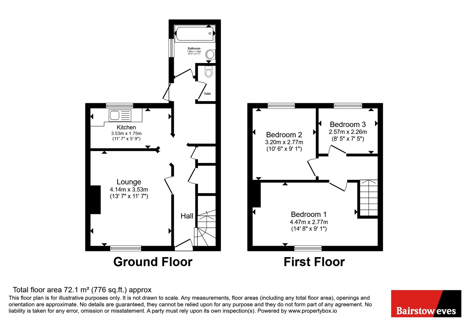 116, Porters Avenue, Dagenham floorplan