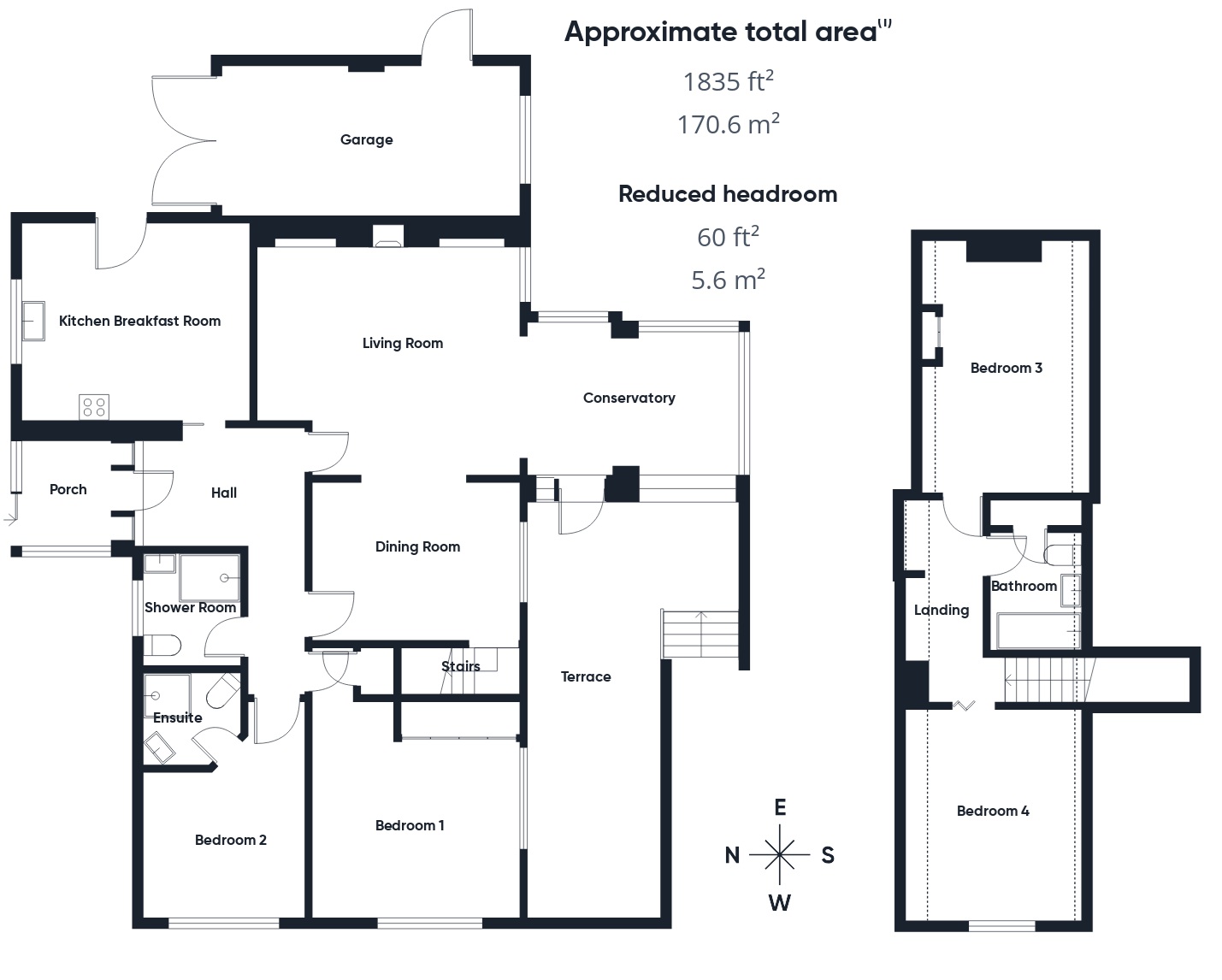 Hayes, Bude floorplan