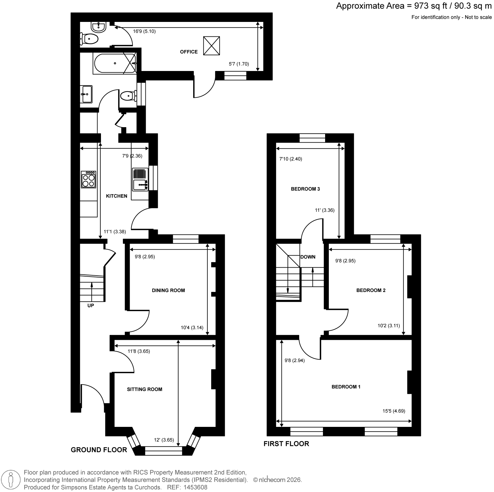 2 Laurel Bank,, Bagshot Road, Woking floorplan