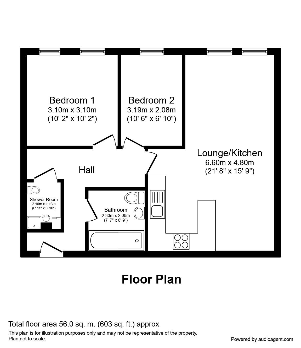 2 Bedrooms Flat to rent in Wellfield Mews, Staincliffe, Dewsbury WF13