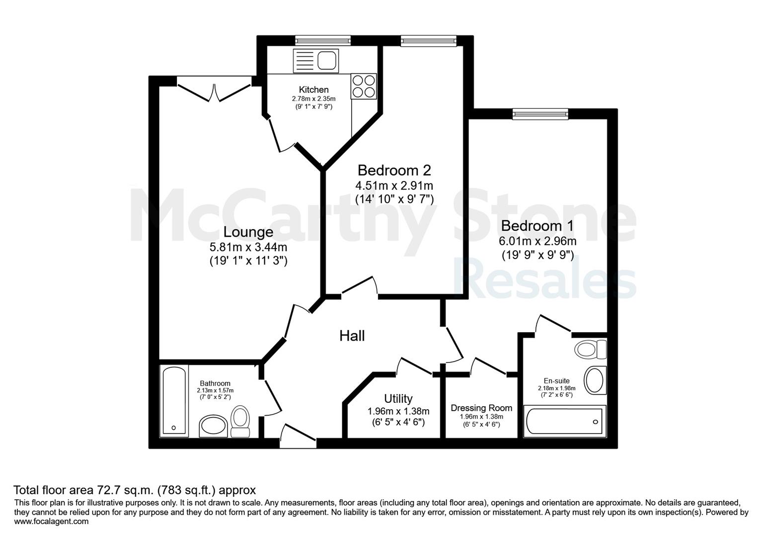 7 Catherine Place, Scalford Road, Melton Mowbray floorplan