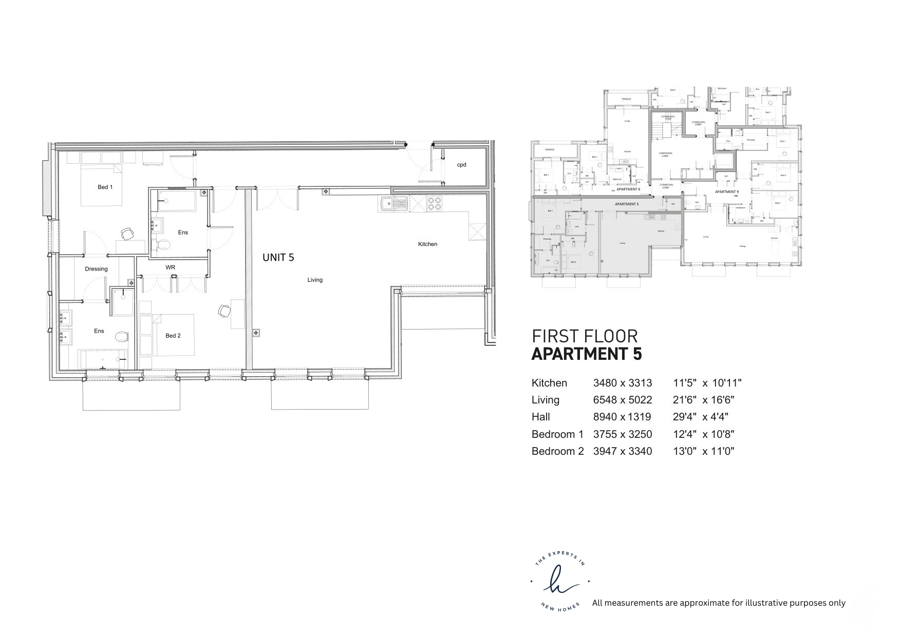 Plot 5, 157, Flat 4, Shalford Lodge, Kingston Hill, Kingston Upon Thames floorplan