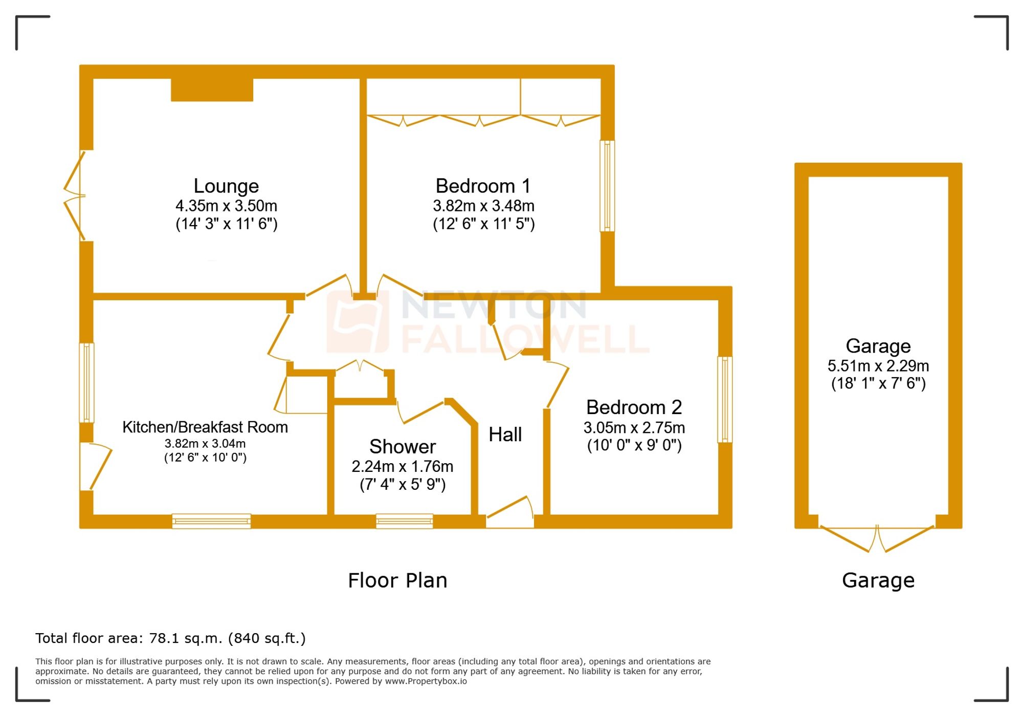 59 Willow Road, Leicester floorplan