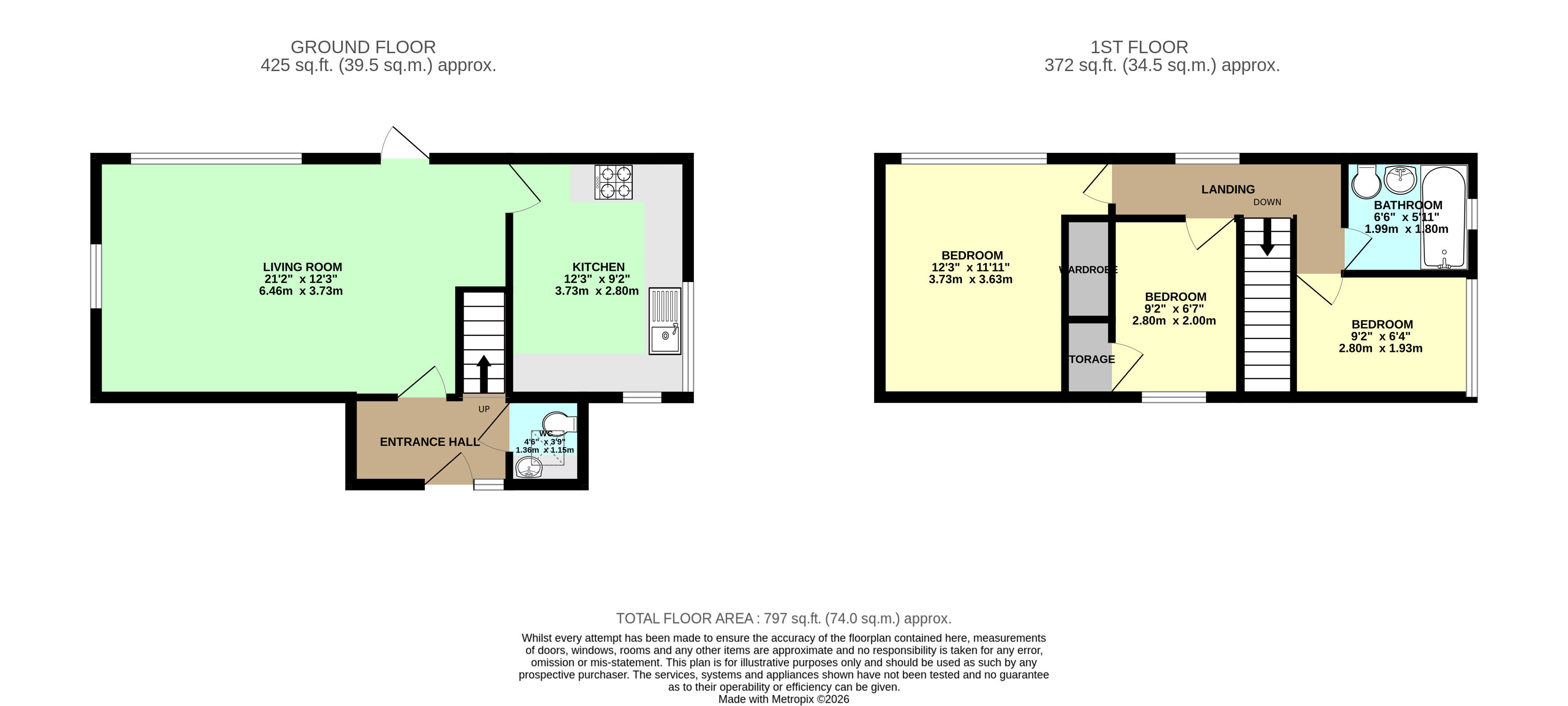 42, West Hill Avenue, Leeds floorplan