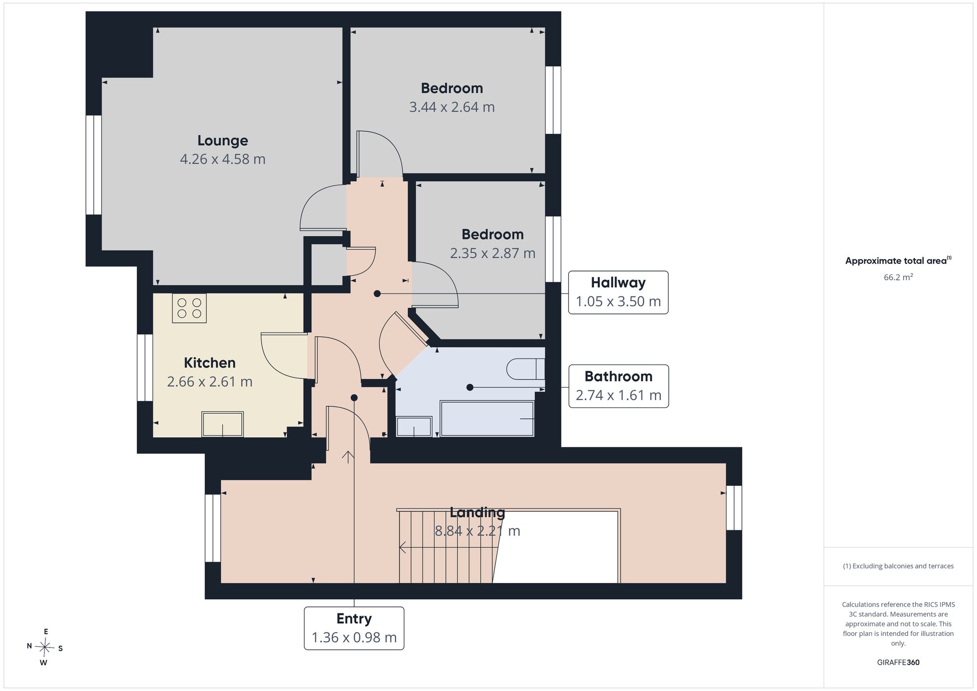 9 Cosgrove Court, Newcastle Upon Tyne floorplan