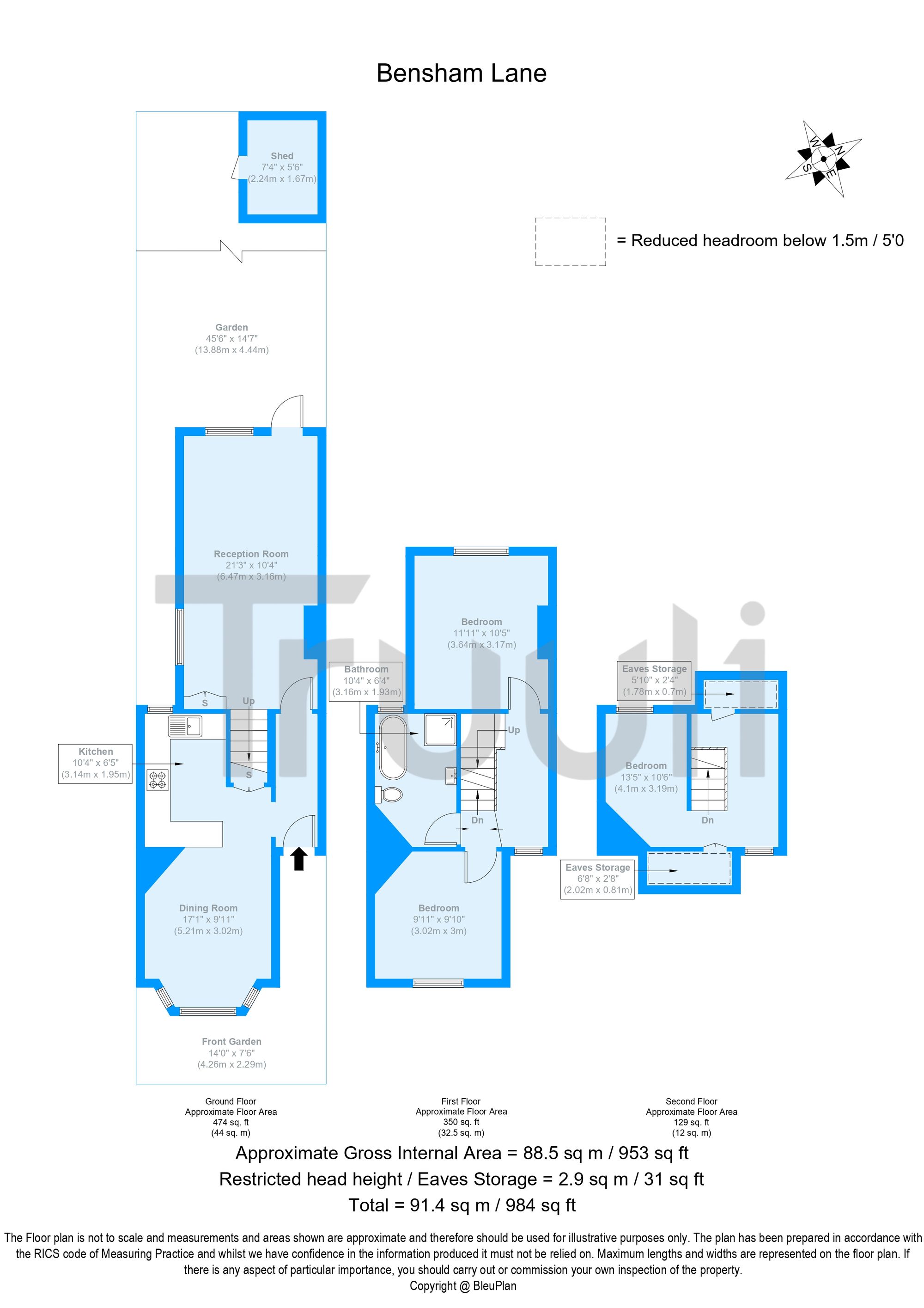 155 Bensham Lane, Thornton Heath floorplan