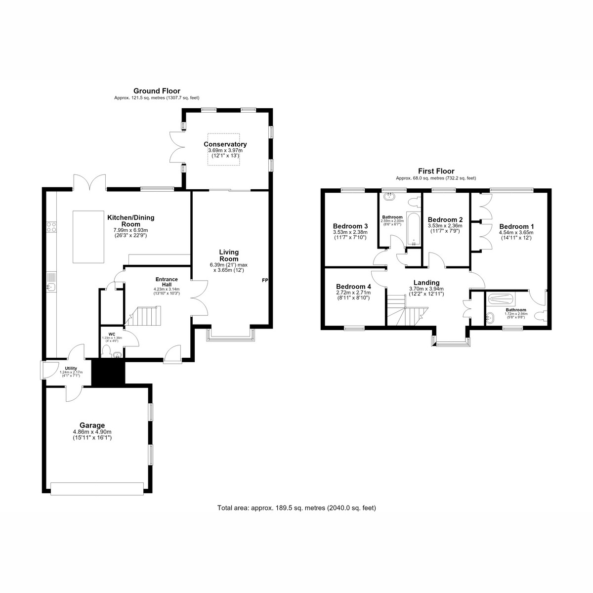 307b, Stockport Road, Marple floorplan