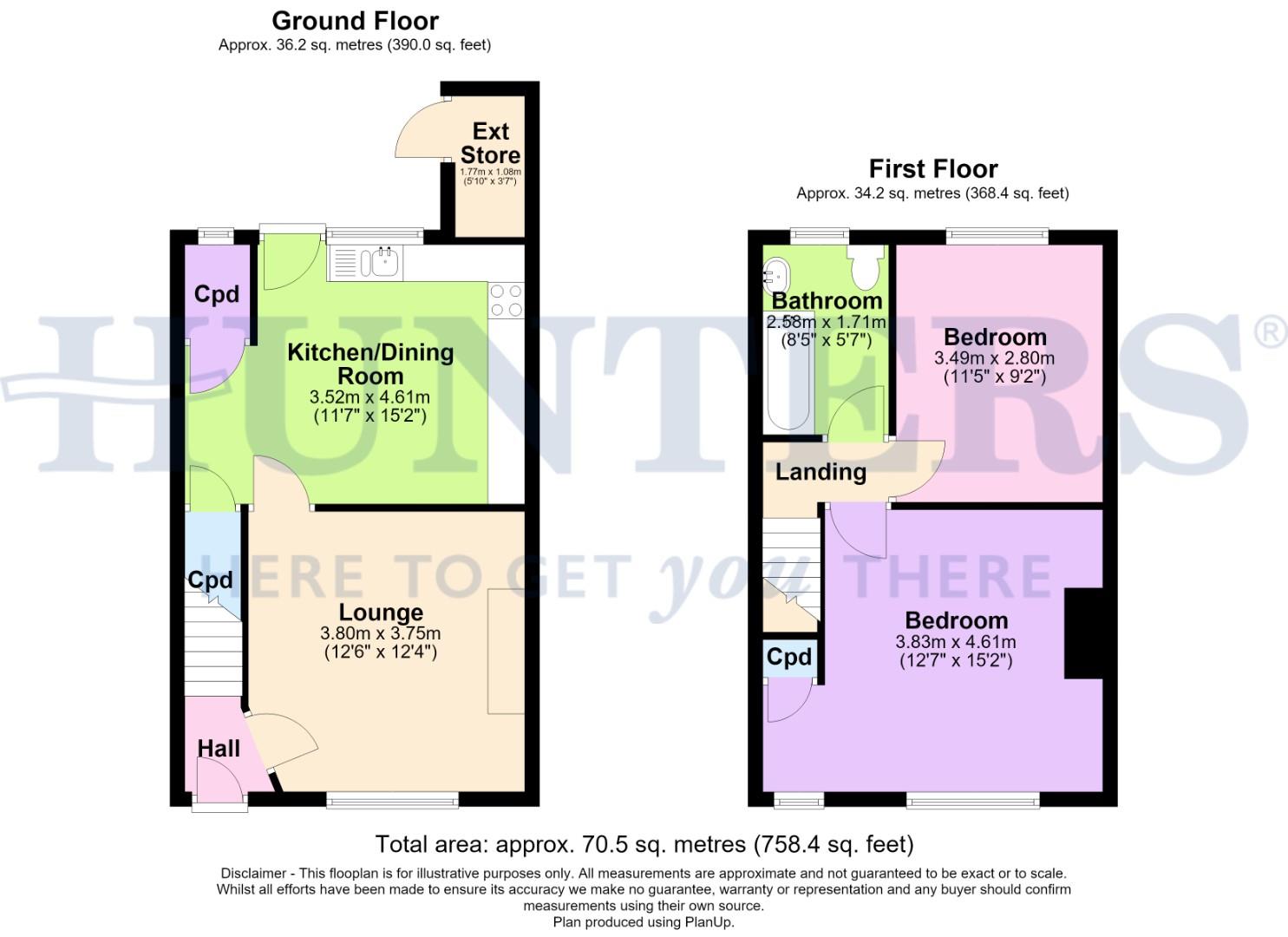 84, Jubilee Road, Manchester floorplan