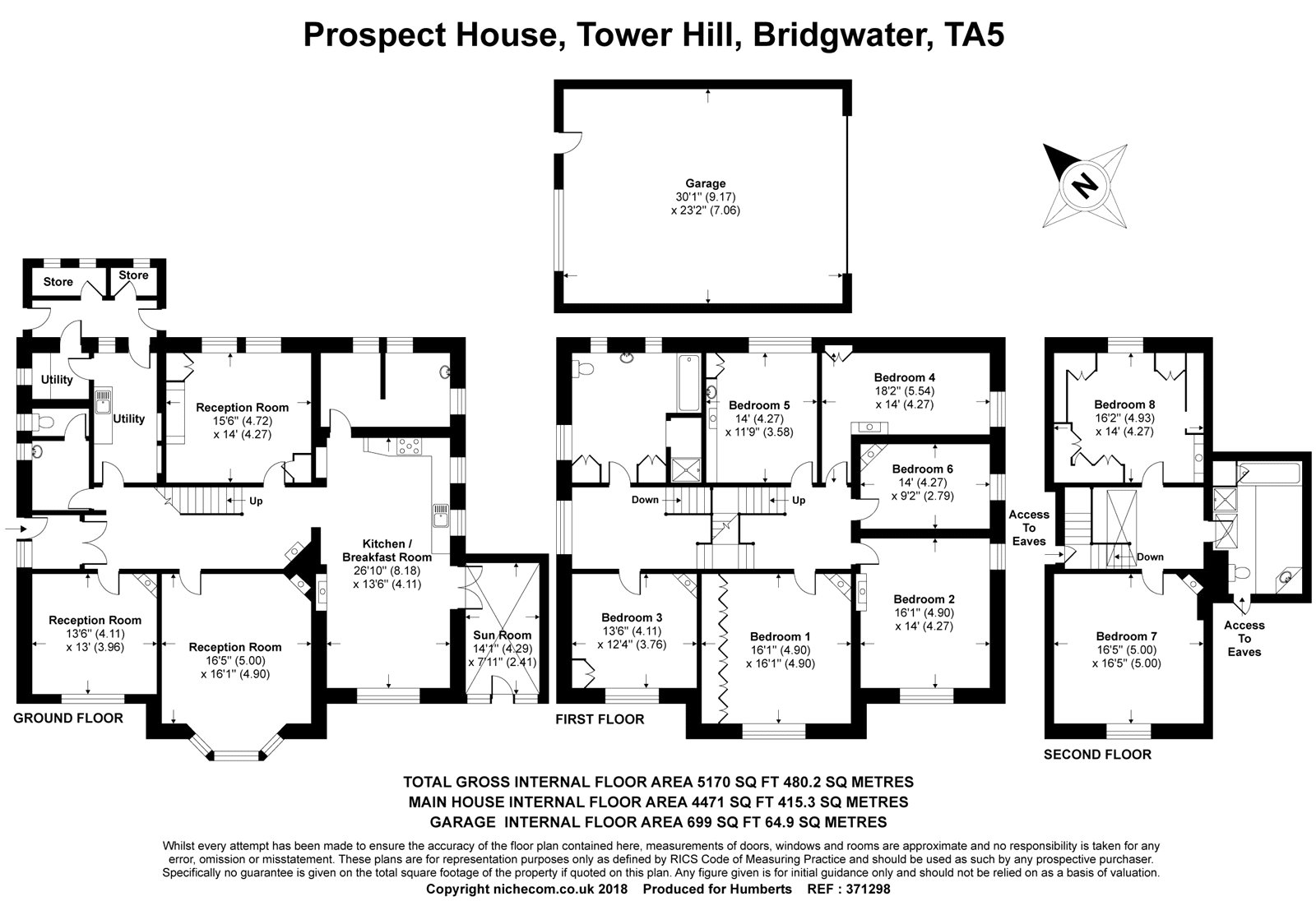 8 Bedrooms Detached house for sale in Tower Hill, Stogursey, Bridgwater, Somerset TA5