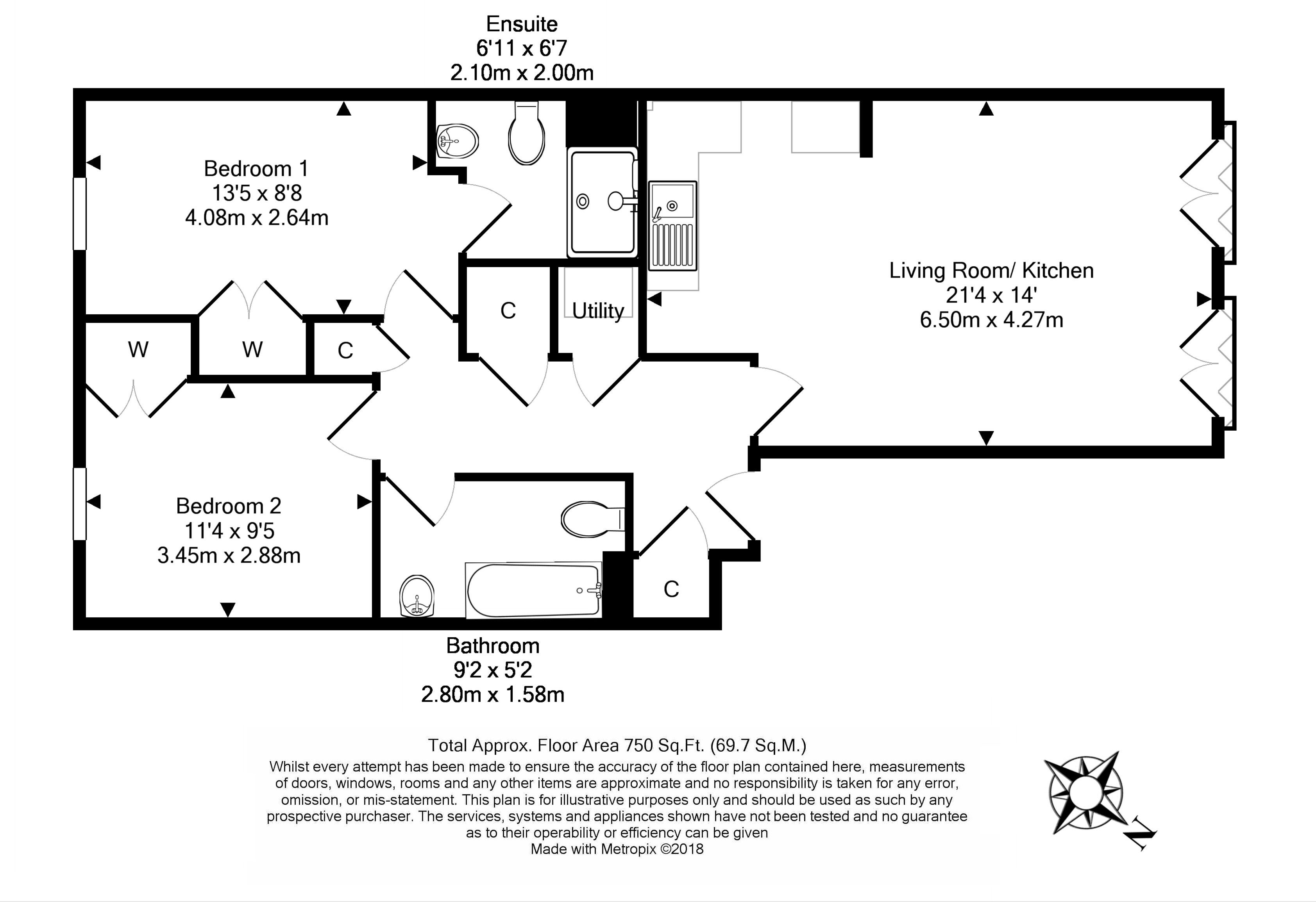 2 Bedrooms Flat for sale in 1 Flat 4, Tait Wynd, Edinburgh EH15