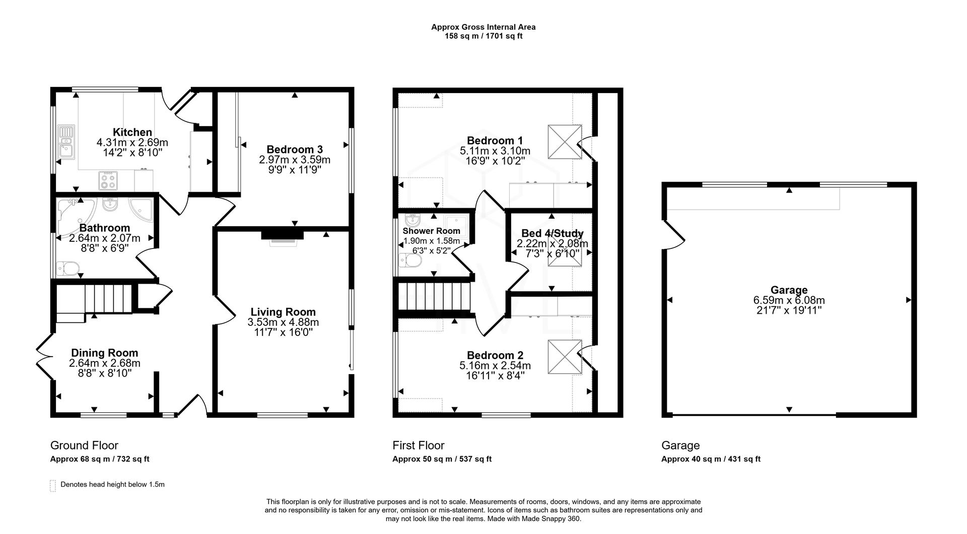Pinecroft, Rushall Lane, Poole floorplan