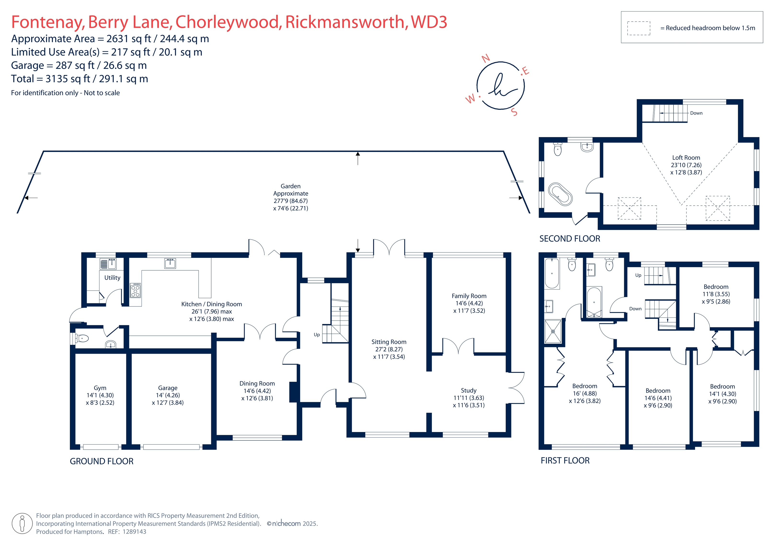 Fontenay, Berry Lane, Chorleywood floorplan