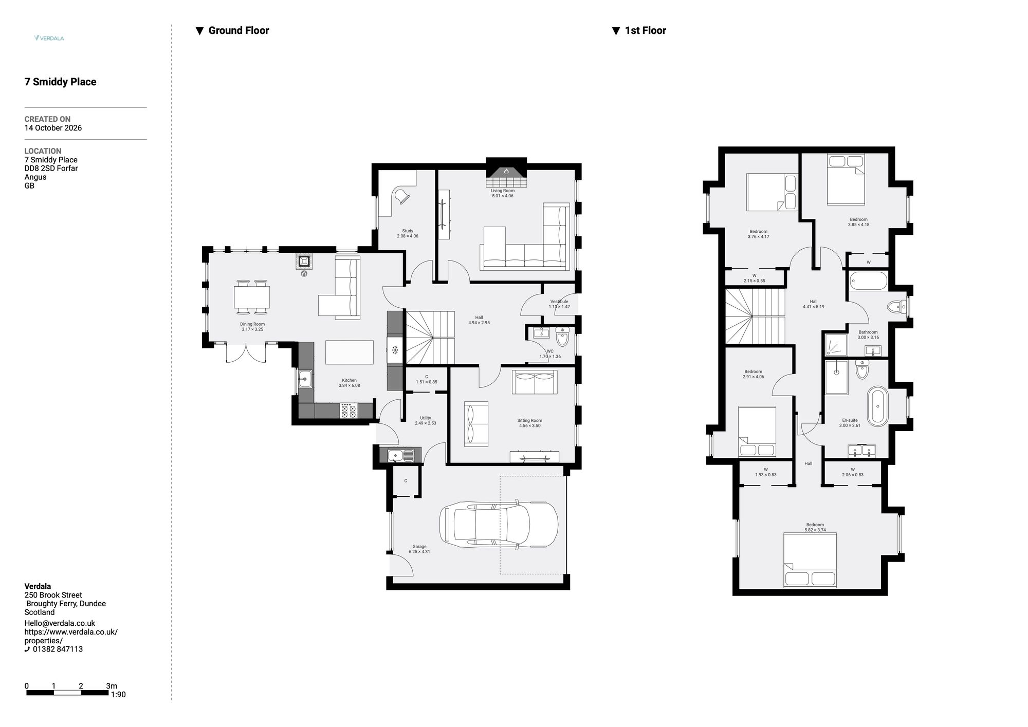 7 Smiddy Place, Forfar floorplan
