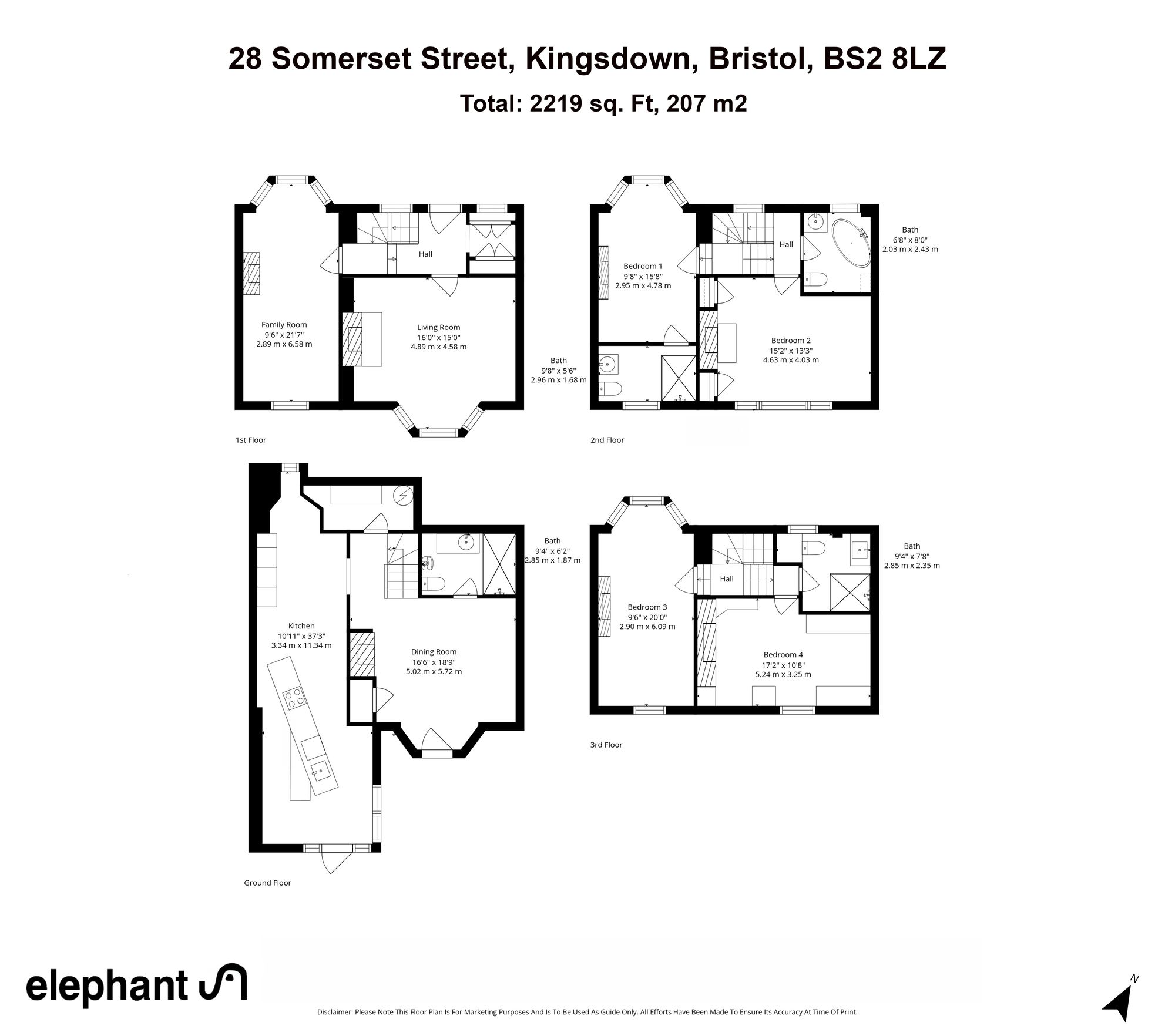 28 Somerset Street, Bristol floorplan