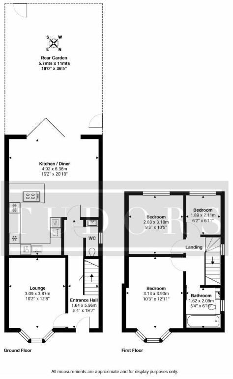 2, Berkeley Drive, West Molesey floorplan