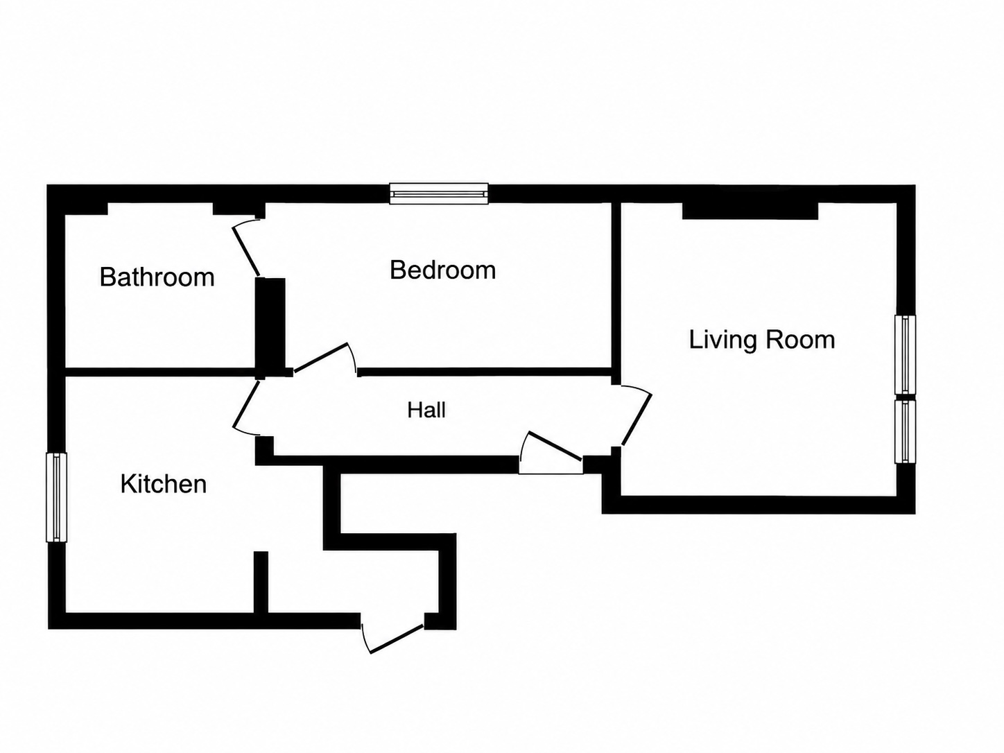 Station Court Flat 3, Bristol floorplan
