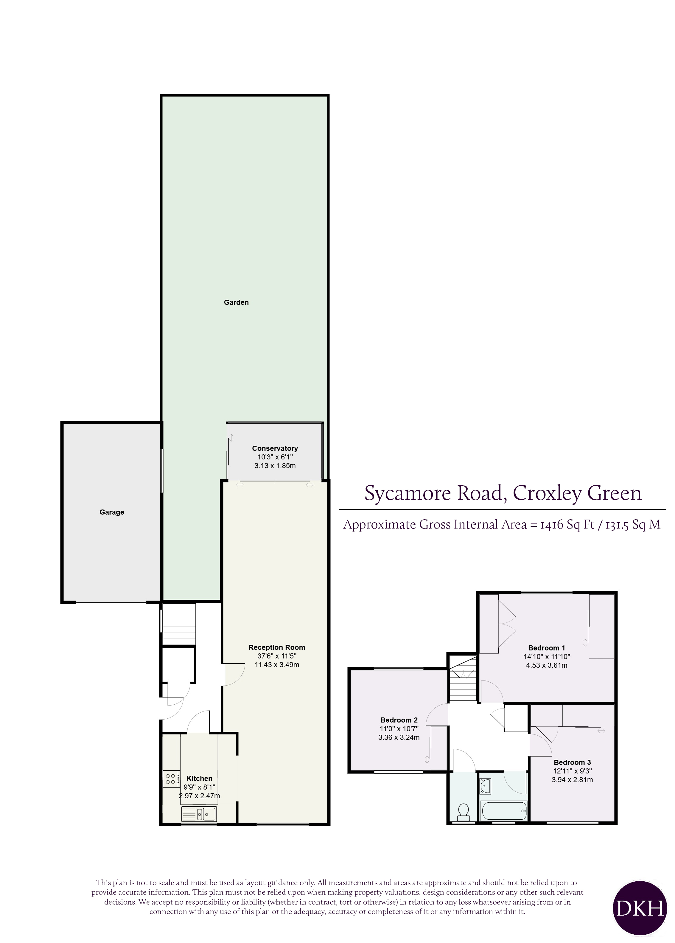 59, Sycamore Road, Rickmansworth floorplan