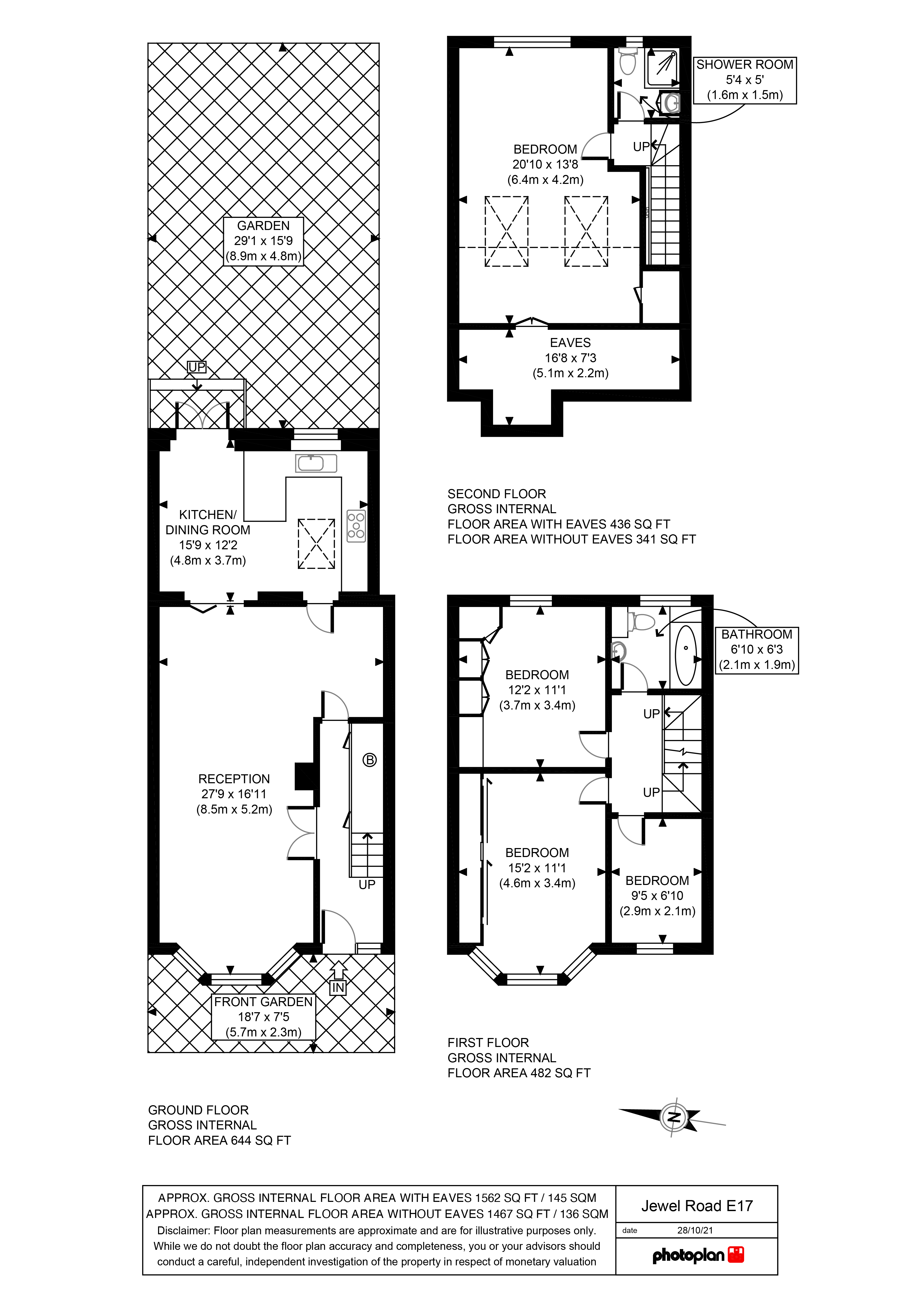Jewel Road, London E17, 4 bedroom terraced house for sale 60117785