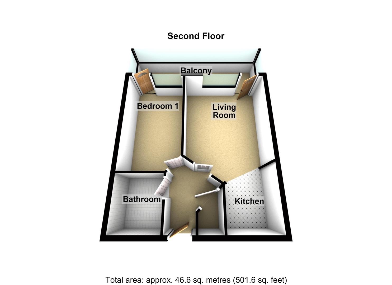 10, Block B, Shepherds Quay, North Shields floorplan