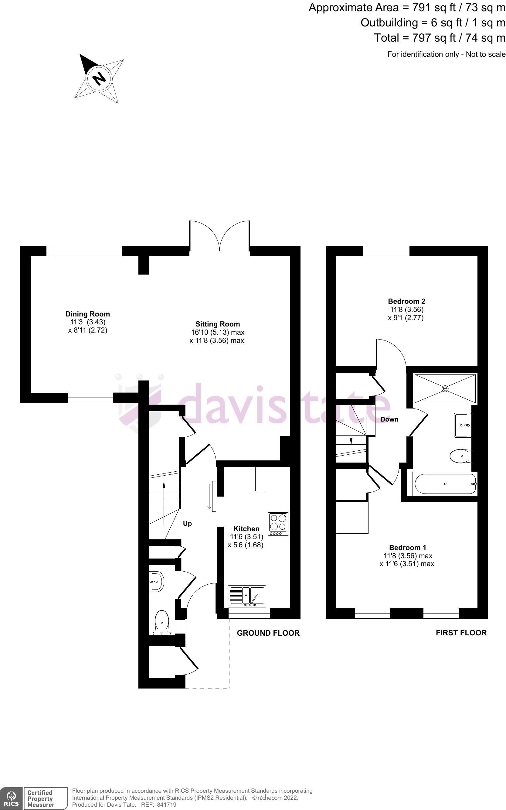 63, Horseshoe Crescent, Reading floorplan