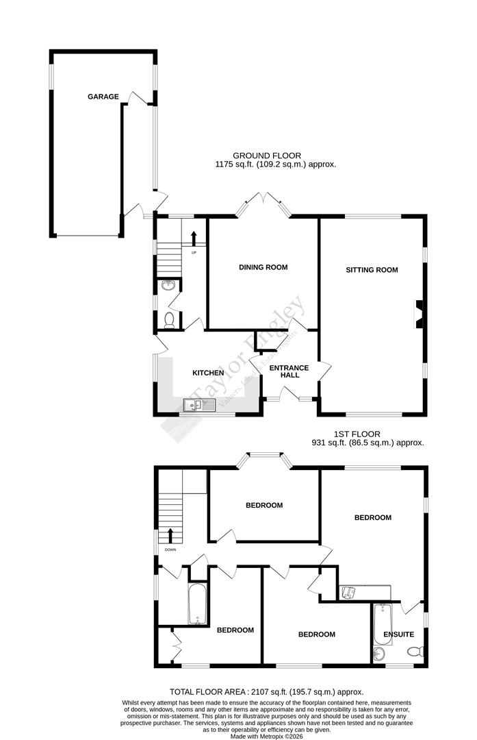 5, Ratton Drive, Eastbourne floorplan