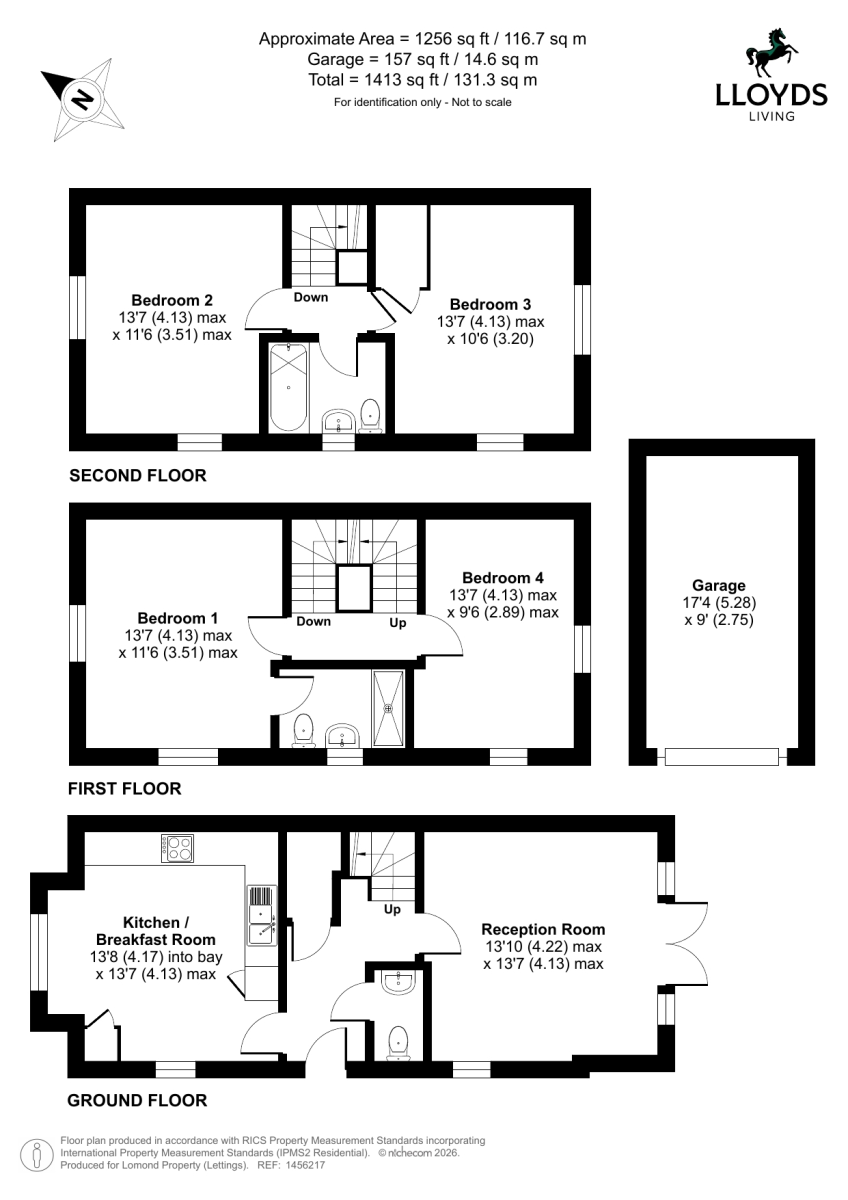 1, Beadles Place, Abingdon floorplan