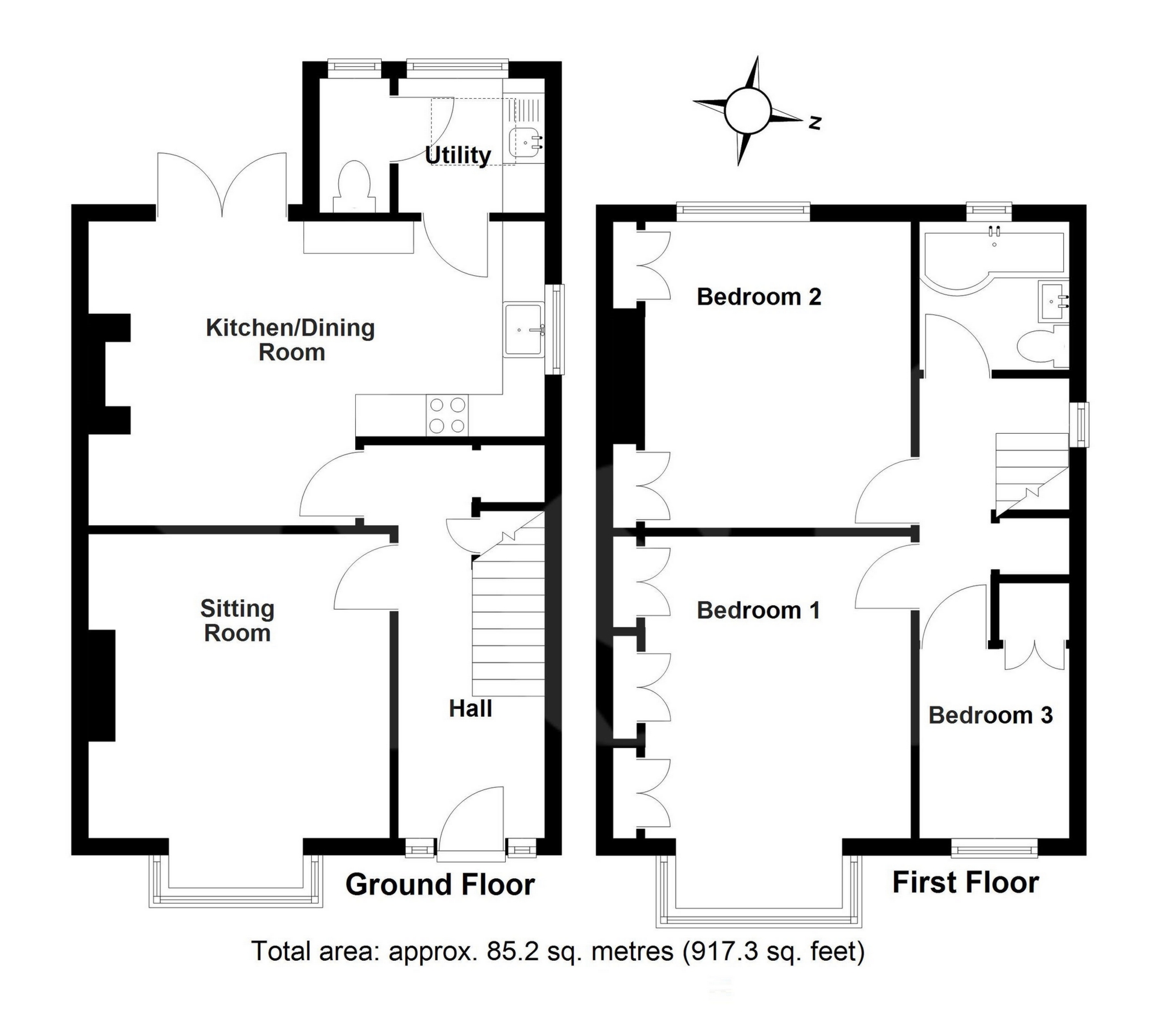 39, Cowick Hill, Exeter floorplan