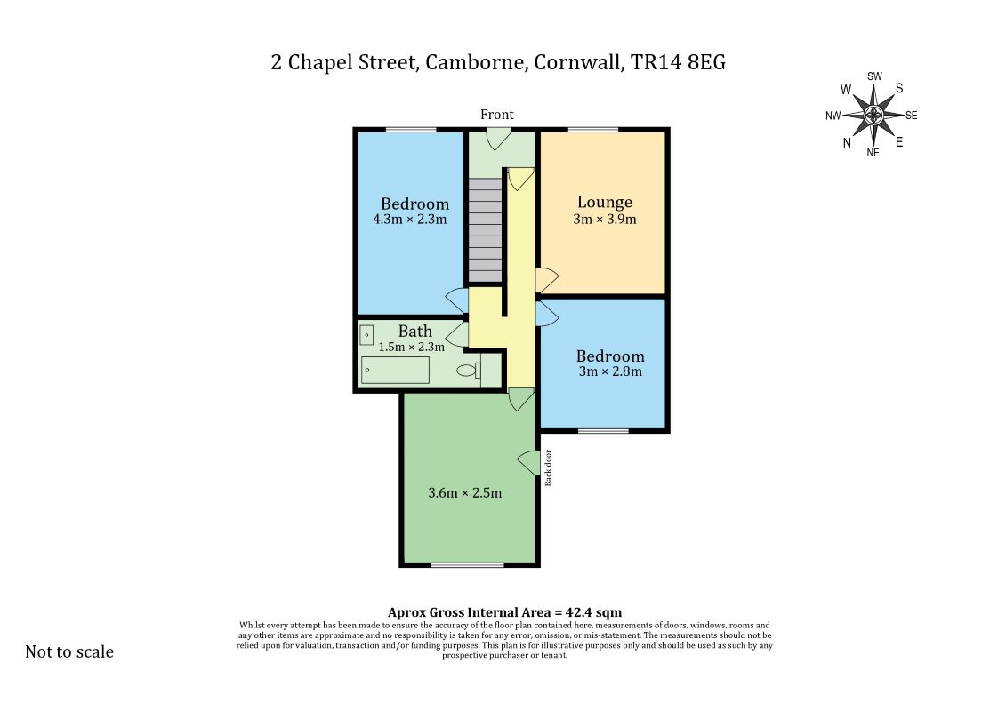 2 Chapel Street, Camborne floorplan