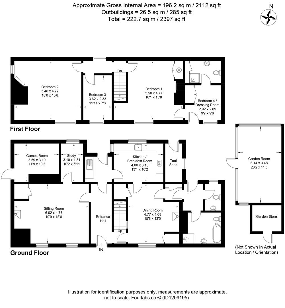 The Old Vicarage, Wellington floorplan