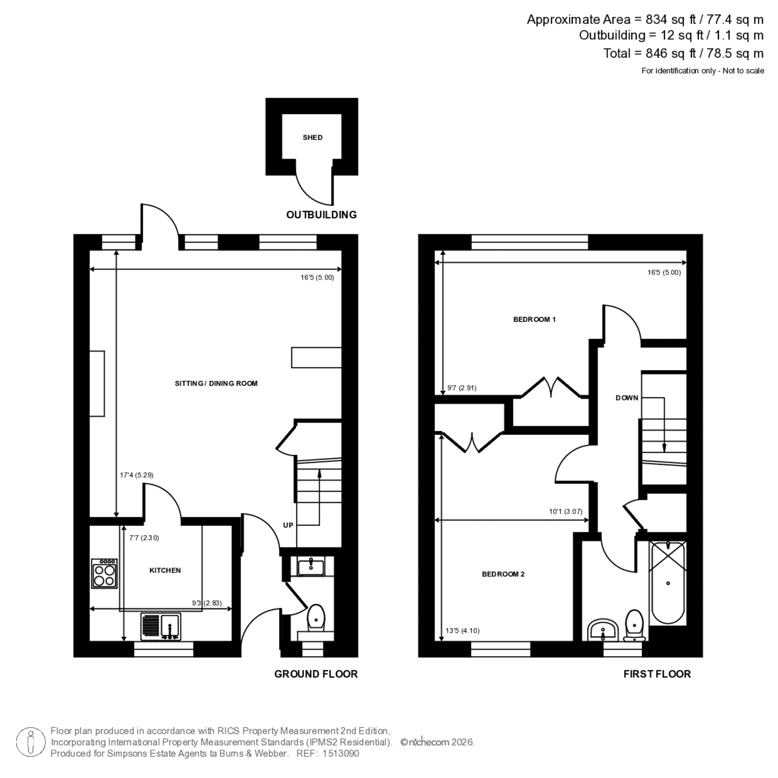 4, Elmhurst Court, Surrey floorplan